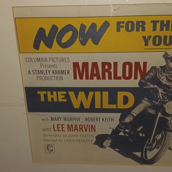 MARLON BRANDO: THE WILD ONE framed poster - Picture 4 of 4